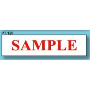 "Sample" Printed Carton Sealing Tape