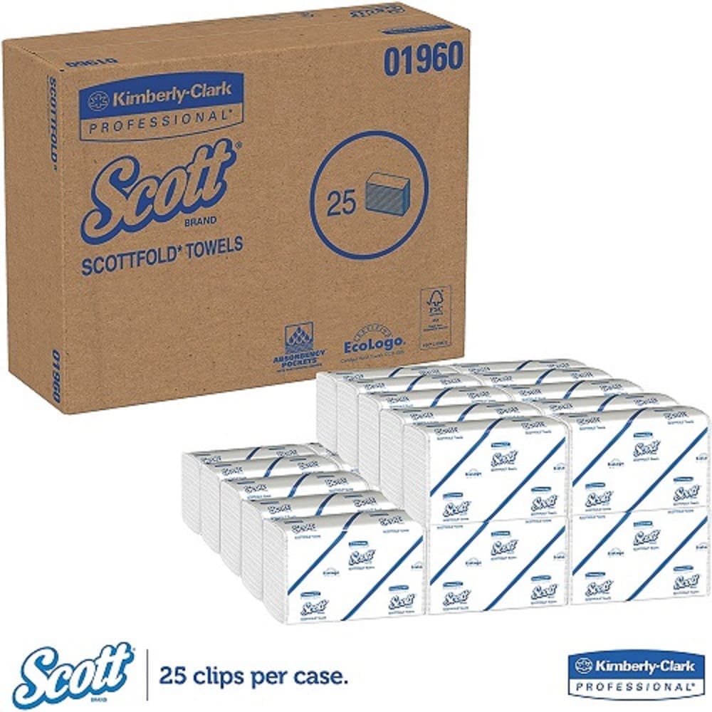 Scott® 01960 Pro Scottfold™ Paper Towels - White - Image 3