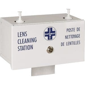 Safeway® Lens Cleaning Station with Lock & Key