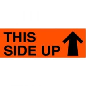 "This Side Up" Label - 2 x 5"