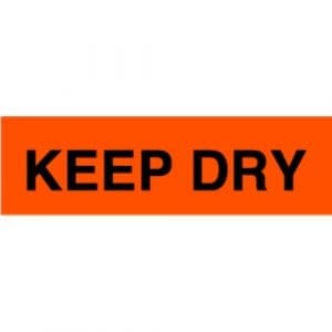 Keep Dry Label