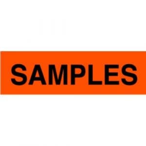 Samples Label - 2" x 5"