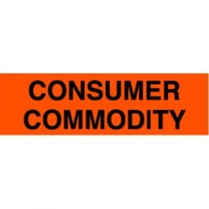 Consumer Commodity Label - 2" x 5"