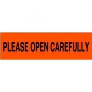 Please Open Carefully Label - 2" x 5"