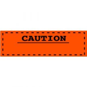 Caution Label - 2" x 5"