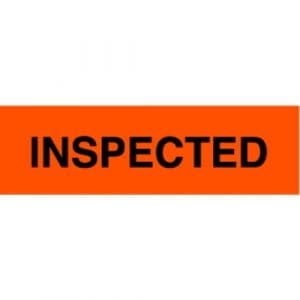 Inspected Label - 2" x 5"