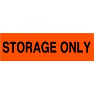 Storage Only Label
