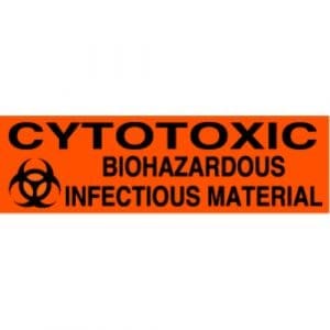 Cytotoxic Biohazardous Infectious Material Label