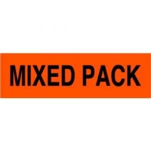 "Mixed Pack" Label - 2 x 4"