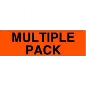 "Multiple Pack" Label - 2 x 4"