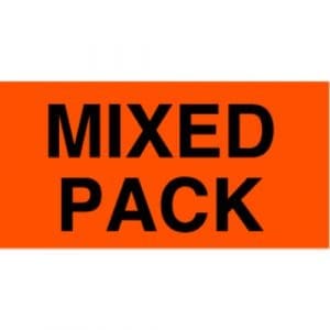 "Mixed Pack" Label - 3 x 5"
