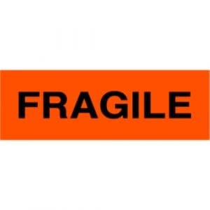 "Fragile" Label - 1 x 3"
