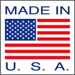 "Made In U.S.A" Label - 4" x 4"