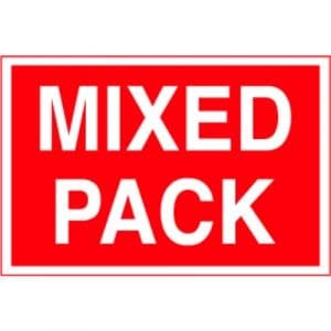 "Mixed Pack" Label - 4" x 6"
