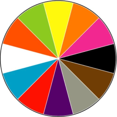 Blank Circle Label - 13/16" Blue