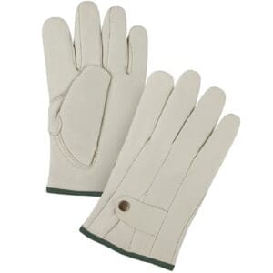 Standard Grade Full Cowhide Grain Ropers Gloves