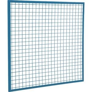 Wire Mesh Perimeter Guard - 4' x 4', Blue