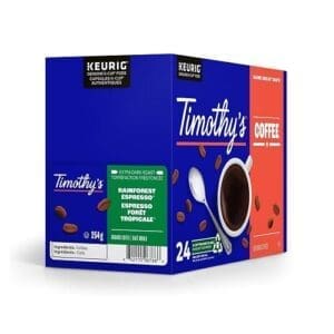 Timothy's® Rainforest Espresso™ Extra Dark Roast – Keurig® Coffee K-Cups