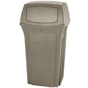 Rubbermaid® Ranger® #8430-88 Waste Container - 35 Gallon, 2-Way, Beige