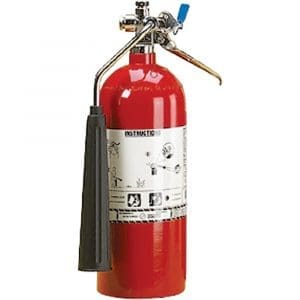 Carbon Dioxide (CO2) Fire Extinguisher with Wall Hook - 5 lbs.