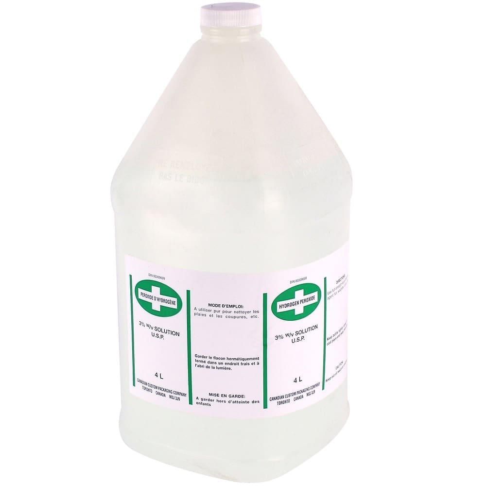3% Hydrogen Peroxide - 4 Litre Refill