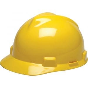 MSA V-Gard® 10057443 Protective Cap with 1-Touch™ Suspension - Yellow