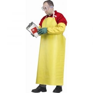 Polyester/Neoprene Flame Resistant Apron - 35 x 48"