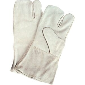 One-Finger Split Cowhide Welding Mitts - Weld-Mate