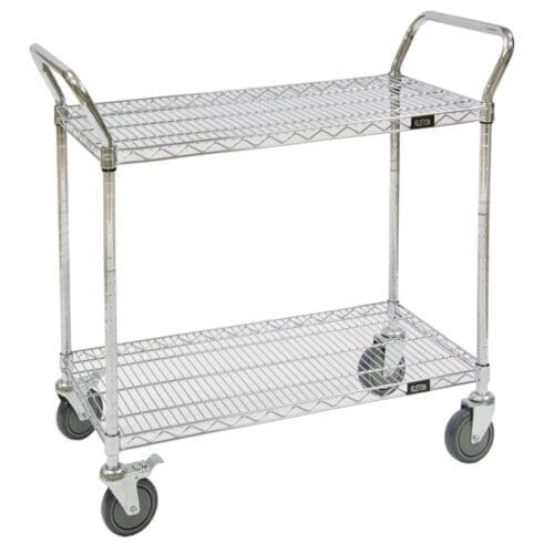 Heavy-Duty Wire Utility Cart