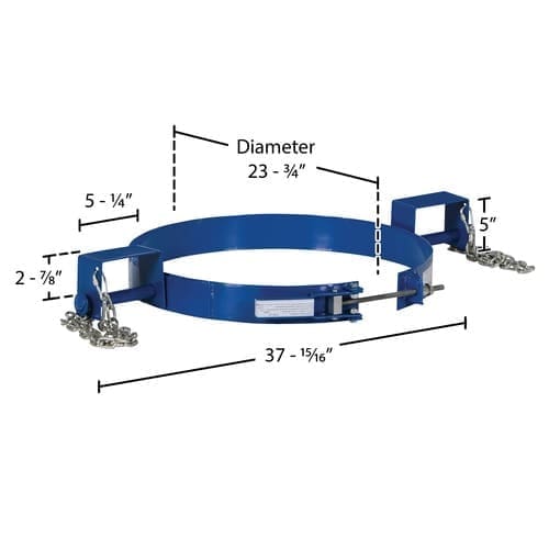 Vestil™ TDR-55 Drum Tilting Ring, 55-Gallon