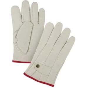 Premium Grade Full Cowhide Grain Ropers Gloves
