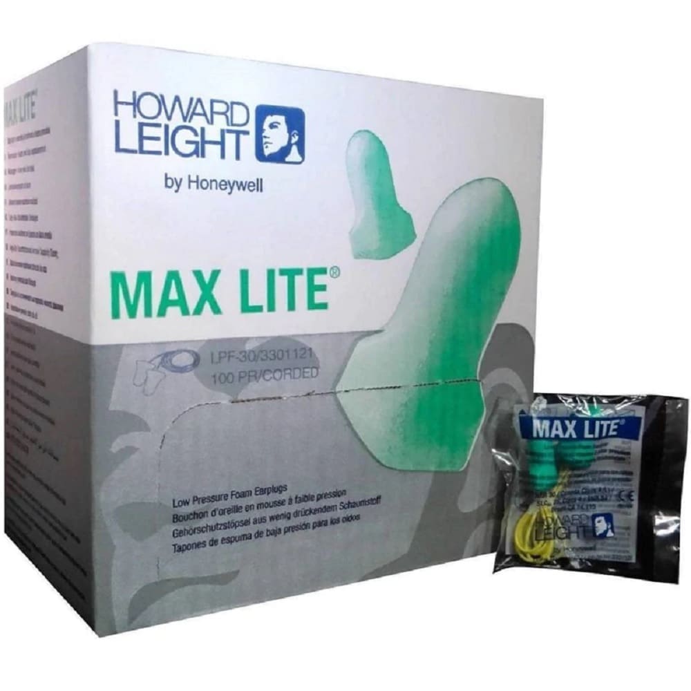 Howard Leight™ Max Lite® LPF-30 Earplugs - Corded