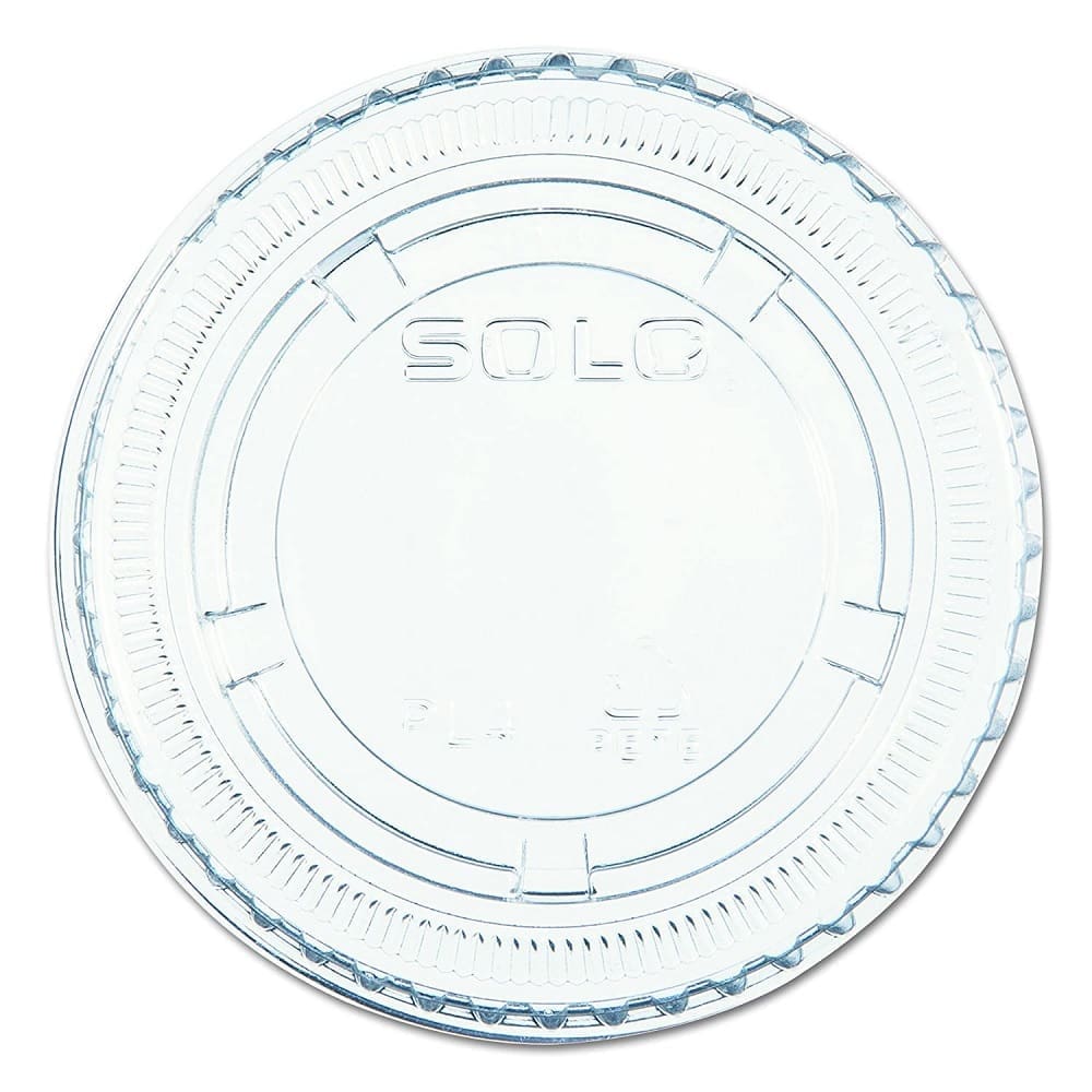 Solo® #PL4 Portion Cup Clear Plastic Lid