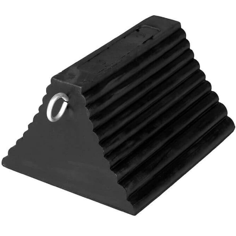 Rubber Wheel Chocks - Pyramid, 9 x 8 x 6"