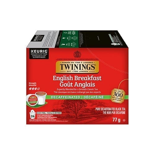 Twinings® Decaffeinated English Breakfast Tea – Keurig® Tea K-Cups